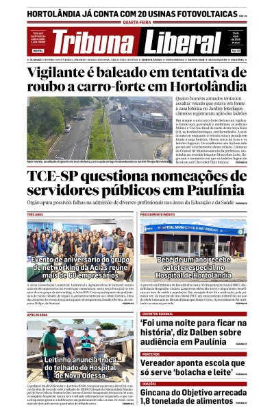 Tribuna Liberal - Edição de 24 de Abril de 2024