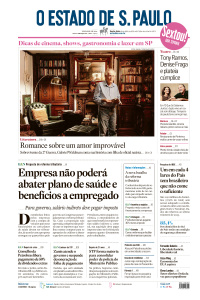 Estadão - Edição de 26 de Abril de 2024