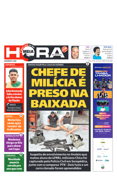 MEIA HORA - Edição de 30 de Abril de 2024