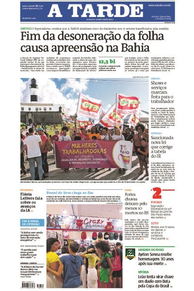 A TARDE - Edição de 02 de maio de 2024