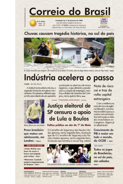 Correio do Brasil - Edição de 02 de Maio de 2024