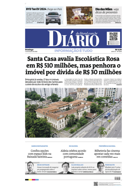 Diário do Litoral – Edição de 05 de Maio de 2024