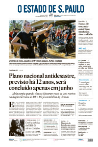 Estadão - Edição de 07 de Maio de 2024