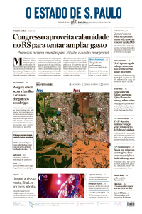 Estadão - Edição de 08 de Maio de 2024