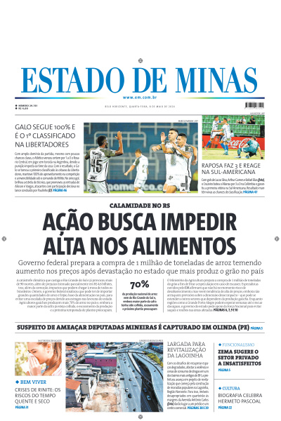 Estado de Minas - Edição de 08 de Maio de 2024