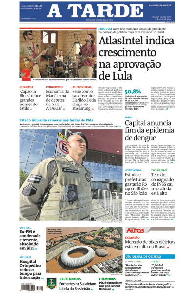 A TARDE - Edição de 08 de maio de 2024