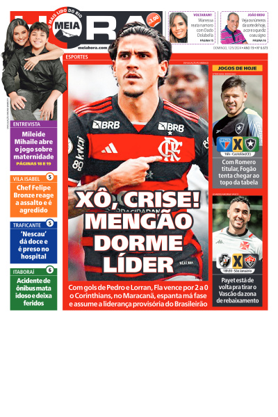 MEIA HORA - Edição de 12 de Maio de 2024