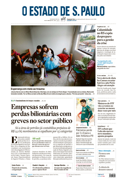 Estadão - Edição de 13 de Maio de 2024