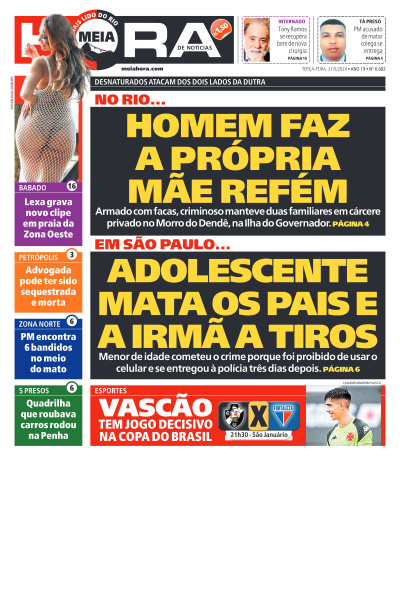 MEIA HORA - Edição de 21 de Maio de 2024