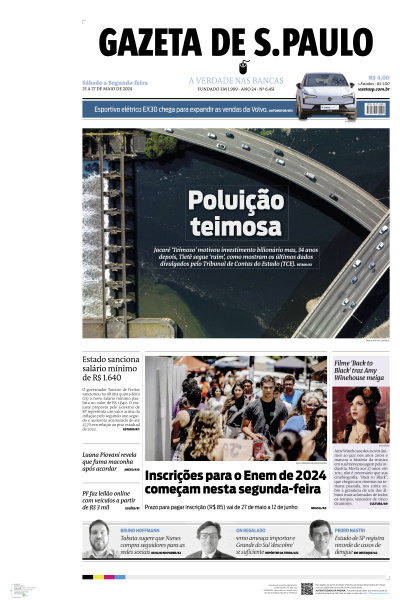 Gazeta de S. Paulo - Edição de 26 de Maio de 2024