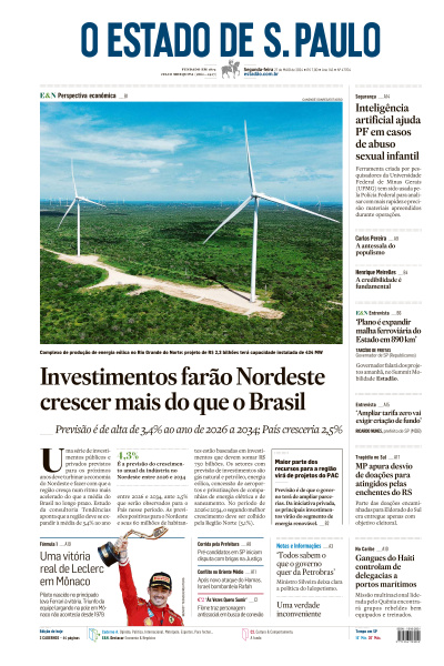 Estadão - Edição de 27 de Maio de 2024
