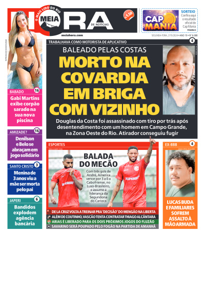 MEIA HORA - Edição de 27 de Maio de 2024