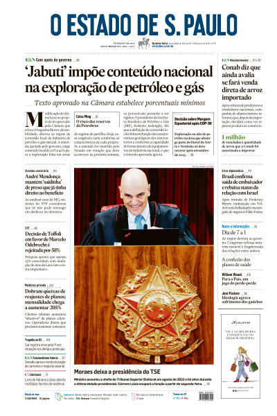 Estadão - Edição de 30 de Maio de 2024