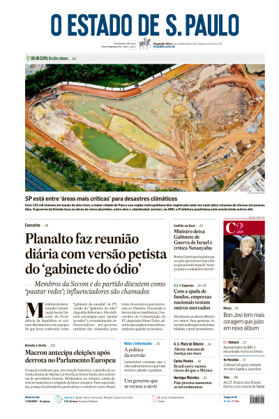 Estadão - Edição de 10 de Junho de 2024