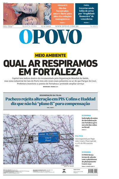 O POVO - Edição de 12 de Junho de 2024