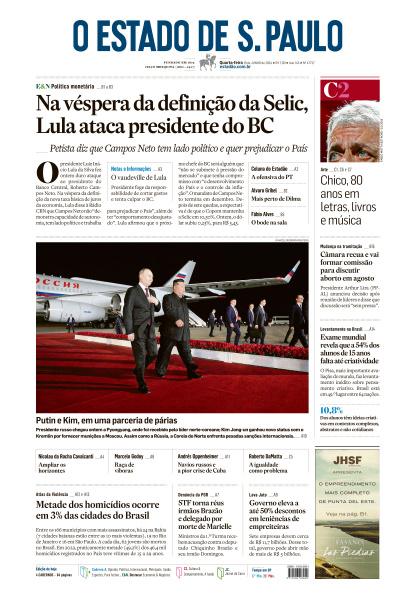 Estadão - Edição de 19 de Junho de 2024