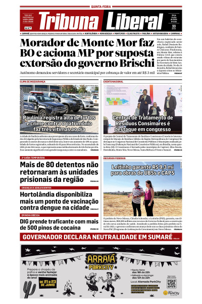 Tribuna Liberal - Edição de 20 de Junho de 2024
