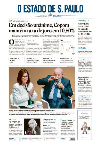 Estadão - Edição de 20 de Junho de 2024