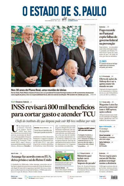 Estadão - Edição de 25 de Junho de 2024