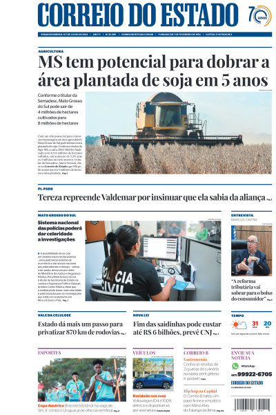 Correio do Estado - Edição de 06 de Julho de 2024