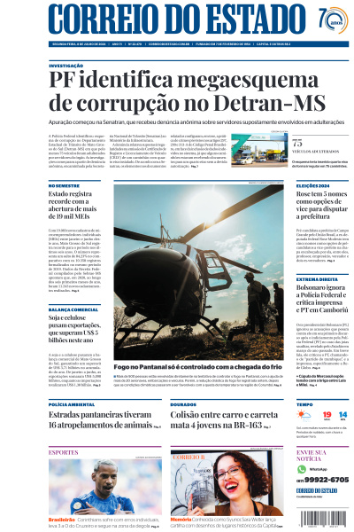 Correio do Estado - Edição de 08 de Julho de 2024