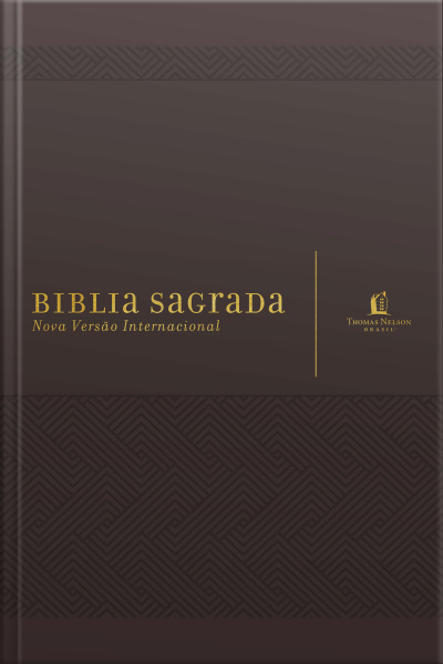 Bíblia Nvi, Couro Soft, Marrom, Com Espaço Para Anotações