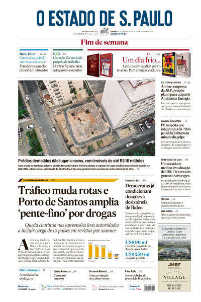 Estadão - Edição de 13 de Julho de 2024