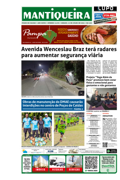 Mantiqueira - Edição de 13 de Julho de 2024