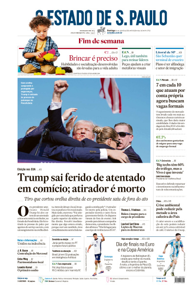 Estadão - Edição de 14 de Julho de 2024