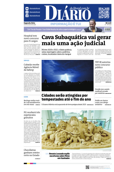 Diário do Litoral - Edição de 15 de Julho de 2024