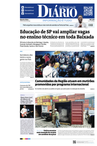Diário do Litoral - Edição de 17 de Julho de 2024