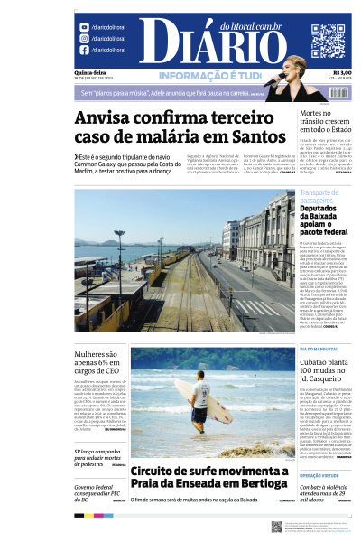 Diário do Litoral - Edição de 18 de Julho de 2024