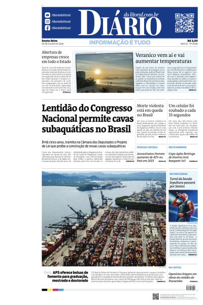 Diário do Litoral - Edição de 19 de Julho de 2024