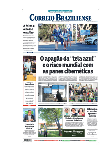 Correio Braziliense - Edição de 20 de Julho de 2024