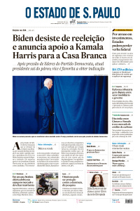 Estadão - Edição de 22 de Julho de 2024