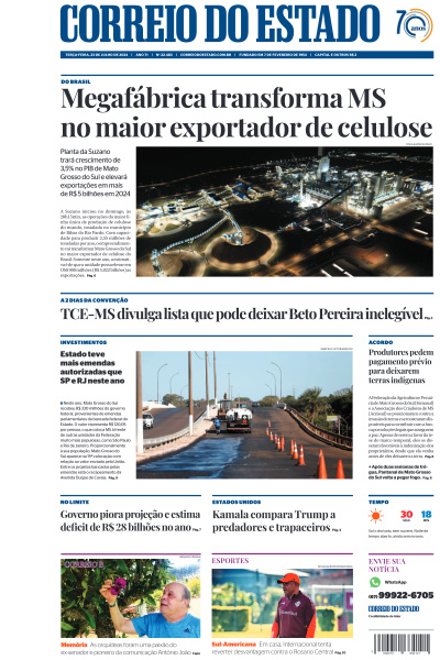 Correio do Estado - Edição de 23 de Julho de 2024