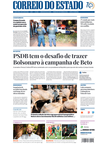 Correio do Estado - Edição de 24 de Julho de 2024