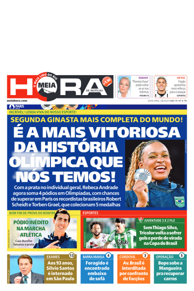 MEIA HORA - Edição de 02 de Agosto de 2024