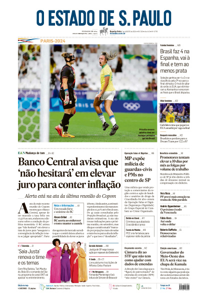 Estadão - Edição de 07 de Agosto de 2024
