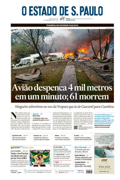 Estadão - Edição de 10 de Agosto de 2024