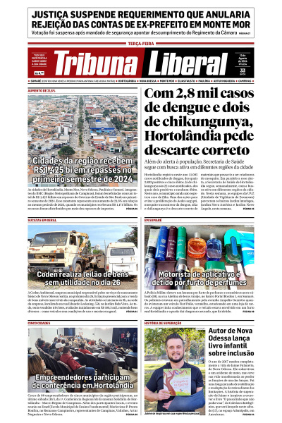 Tribuna Liberal - Edição de 13 de Agosto de 2024