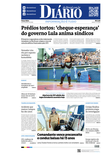 Diário do Litoral - Edição de 13 de Agosto de 2024