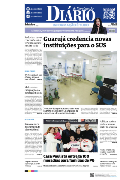 Diário do Litoral - Edição de 15 de Agosto de 2024