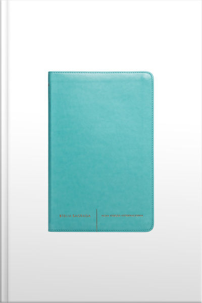 Bíblia Sagrada Luxo Slim: Courosoft Verde Água: Nova Versão Internacional