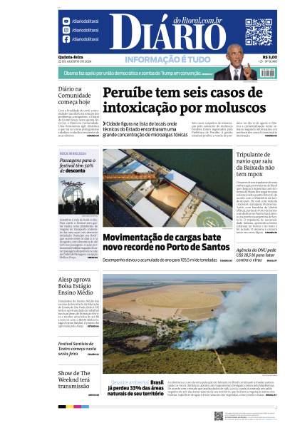 Diário do Litoral - Edição de 22 de Agosto de 2024