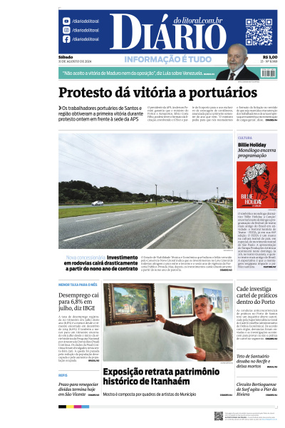 Diário do Litoral - Edição de 31 de Agosto de 2024