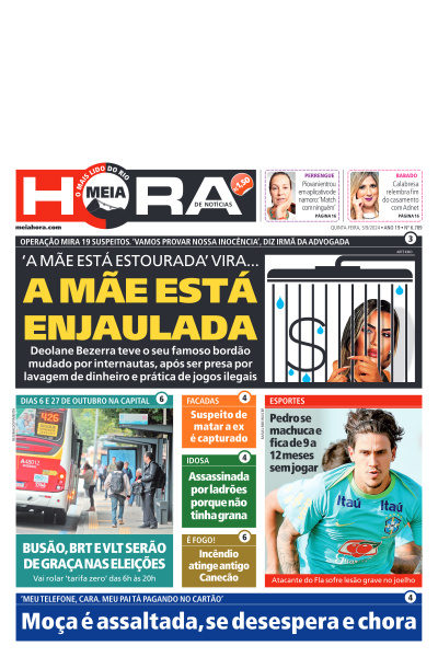 MEIA HORA - Edição de 05 de Setembro de 2024