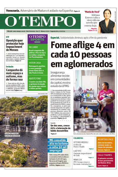 O TEMPO - Edição de 9 de Setembro de 2024