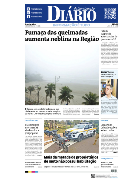 Diário do Litoral - Edição de 11 de Setembro de 2024