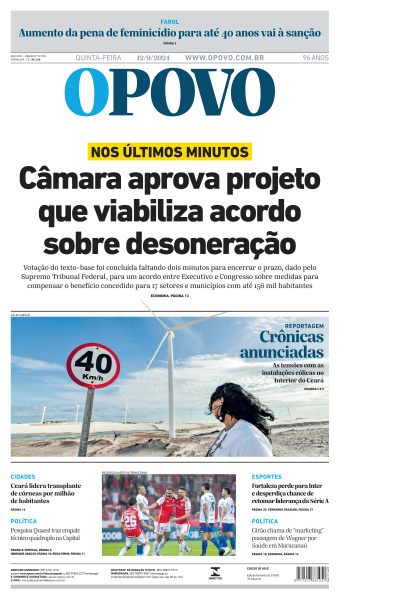 O POVO - Edição de 12 de Setembro de 2024